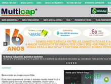 Tablet Screenshot of multicap.com.br