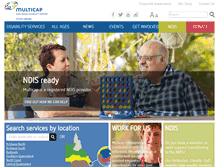 Tablet Screenshot of multicap.org.au